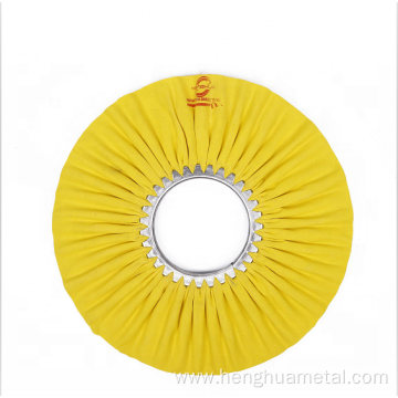 Yellow Open Bias Cotton Wheel